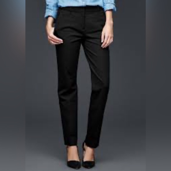 GAP True Straight Pants in Black (Size 00P) - Picture 4 of 4
